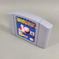 Yoshi's Story for Nintendo 64 - Elevated right-angle view of original game cartridge housing, very good condition, loose