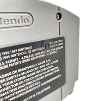 Yoshi's Story Nintendo 64 Very Good Loose - Rear view of authentic game cartridge showing number stamp on back label