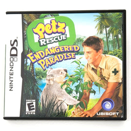 Petz Rescue Endangered Paradise Nintendo DS Good - Front of Game Shown