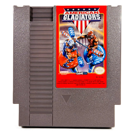 American Gladiators Nintendo NES Very Good Loose - Cartridge Front View