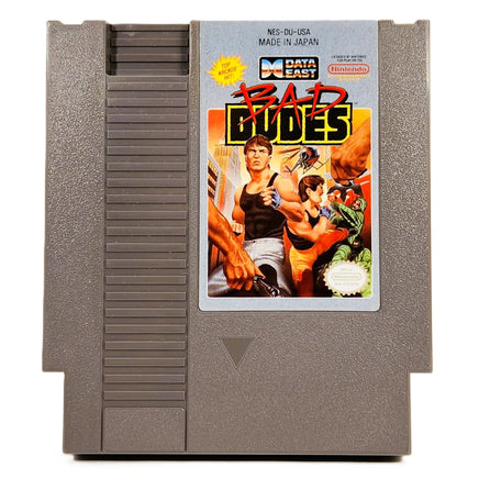 Bad Dudes Nintendo NES Very Good Loose - Cartridge Front Label