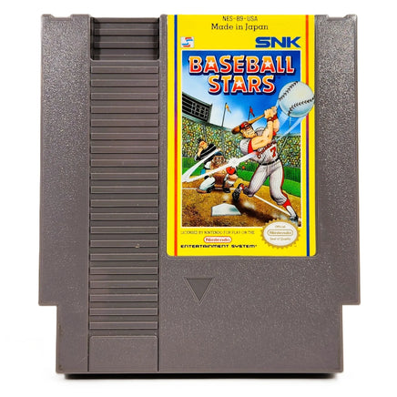 Baseball Stars Nintendo NES Very Good Loose - Front Label Of Authentic Cartridge