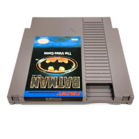 Batman The Video Game CIB Nintendo NES Very Good - Close-up view of top spine label on cartridge