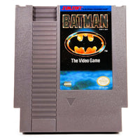 Batman The Video Game Nintendo NES Very Good - Front Of Cartridge Label View