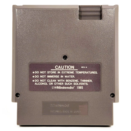 Blaster Master Nintendo NES Very Good Loose - Back Of Official Game Cartridge