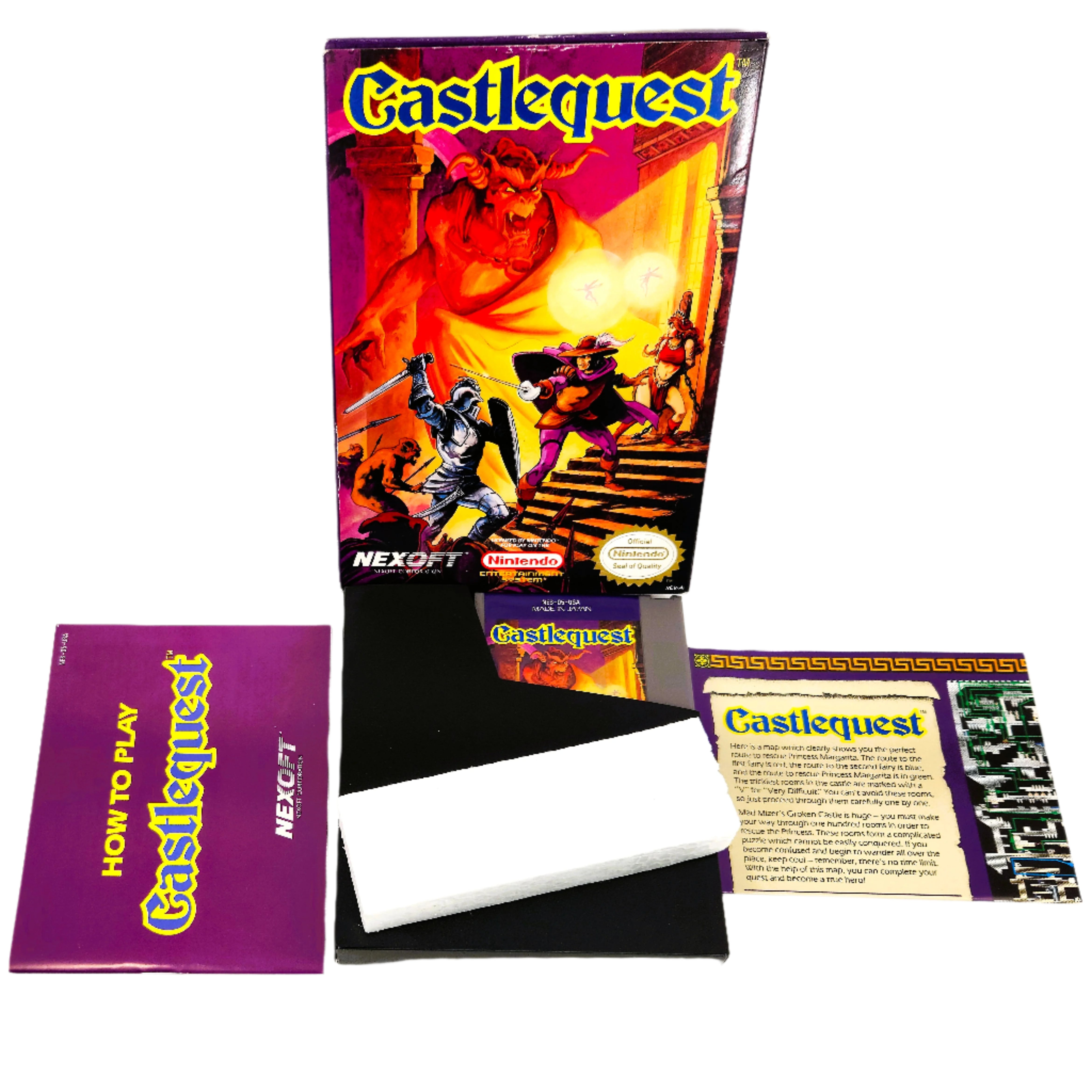 Buy Castlequest for NES | CIB Complete in Box - Rare Puzzle