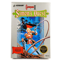 Castlevania II Simon's Quest Nintendo NES CIB Like New - Authentic game box front artwork