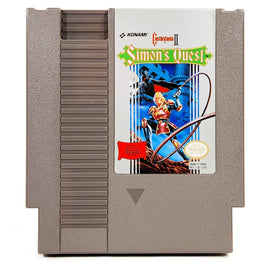 Castlevania II Simons Quest Nintendo NES Like New - Cartridge Front Label