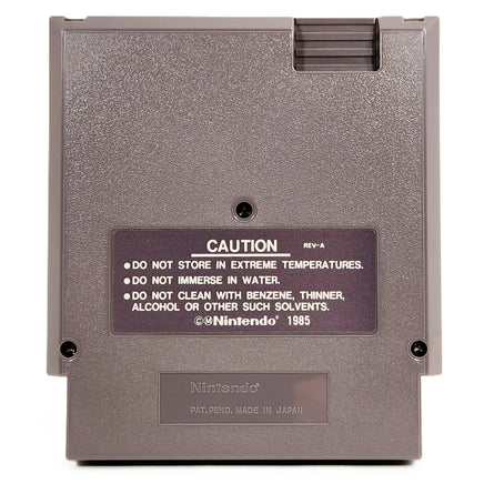 Castlevania II Simons Quest Nintendo NES Like New - Back Label Of Cartridge