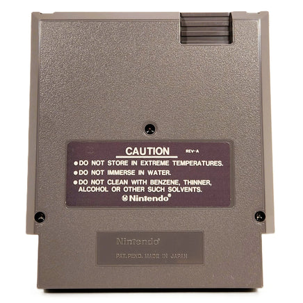City Connection Nintendo NES Very Good Loose - Back Of Authentic Cartridge