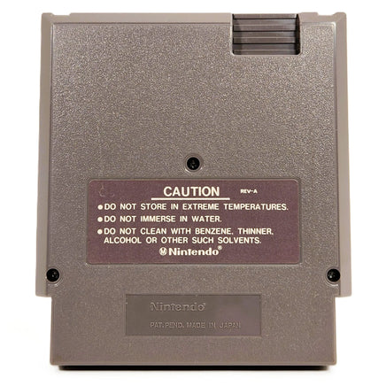 Contra Nintendo NES Very Good Loose - Cartridge Reverse Side
