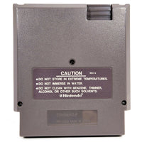 Jackal Nintendo NES Very Good Loose - Cartridge Back View