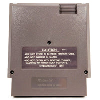 Jordan Vs Bird One On One Nintendo NES Very Good Loose - Back Label Of Cartridge