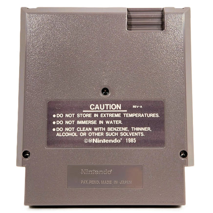 Jordan Vs Bird One On One Nintendo NES Very Good Loose - Back Label Of Cartridge