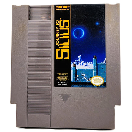 Journey To Silius Nintendo Nes Good Loose - Cart Front
