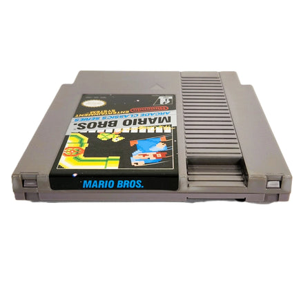 Mario Bros Arcade Classics Series Nintendo NES Very Good Loose - Label Of Official Game Cartridge