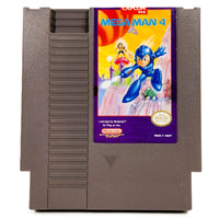 Mega Man 4 Nintendo NES Good Loose - Cartridge Front Label