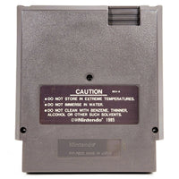 Mega Man 4 Nintendo NES Good Loose - Back Label Of Cartridge