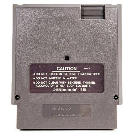 Mega Man 4 Nintendo NES Good Loose - Back Label Of Cartridge