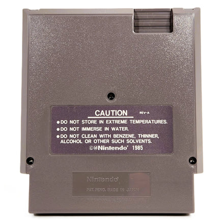 Mega Man Nintendo NES Good Loose - Back Of Official Game Cartridge