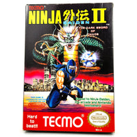 Ninja Gaiden Ii The Dark Sword Of Chaos Nintendo Nes Very Good - Box Font