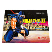 Ninja Gaiden Ii The Dark Sword Of Chaos Nintendo Nes Very Good - Manual