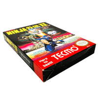 Ninja Gaiden Ii The Dark Sword Of Chaos Nintendo Nes Very Good - Box Bottom Side