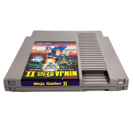 Ninja Gaiden II The Dark Sword Of Chaos Nintendo NES Very Good Loose - Cartridge Top Label