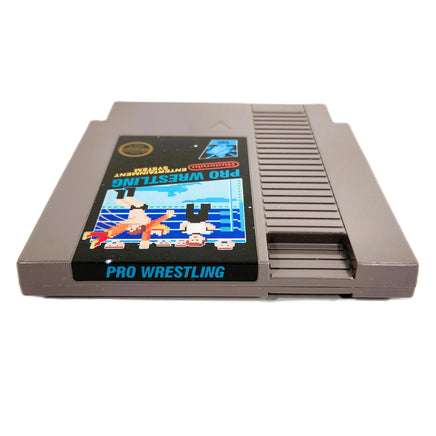 Pro Wrestling 5 Screw Nintendo NES Very Good Loose - Authentic Cartridge Label Shown