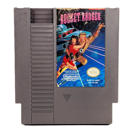 Rocket Ranger for Nintendo NES - View of front of cartridge showing label, acceptable condition, loose