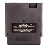 Rocket Ranger for Nintendo NES - View of back of cartridge showing label, acceptable condition, loose