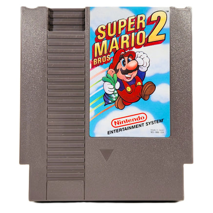 Super Mario Bros 2 Nintendo NES Very Good Loose - Front Of Cartridge Label View