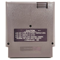 Super Mario Bros 3 Left Bros Variant for Nintendo NES Very Good Loose - Back Of Official Game Cartridge