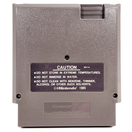 Super Mario Bros 3 Left Bros Variant for Nintendo NES Very Good Loose - Back Of Official Game Cartridge