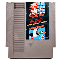 Super Mario Bros Duck Hunt Nintendo NES Very Good Loose - Cartridge Front Label