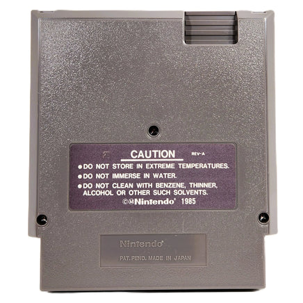 Yoshi Nintendo NES Very Good Loose - Back Label Of Cartridge