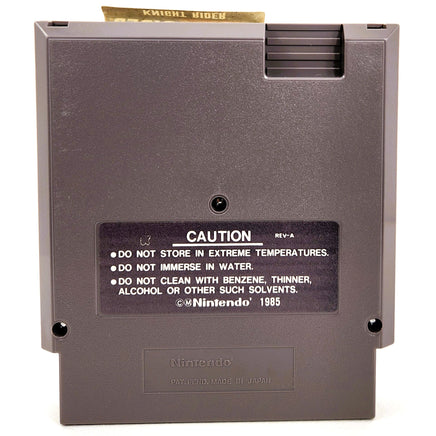 Knight Rider Nintendo Nes Acceptable Loose - Cartridge Top Label