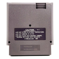 Teenage Mutant Ninja Turtles TMNT for Nintendo NES Very Good Loose - Back of Game Cartridge