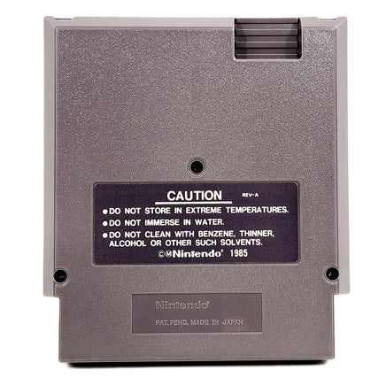 Teenage Mutant Ninja Turtles TMNT for Nintendo NES Very Good Loose - Back of Game Cartridge