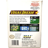 Vegas Dream - Nintendo NES - Good - In Box