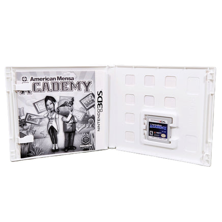 American Mensa Academy Nintendo 3DS Very Good - Open Game Case Showing Cartridge And Manual (CIB)