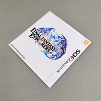 Final Fantasy Explorers for Nintendo 3DS - Original game instruction manual front cover, like new condition