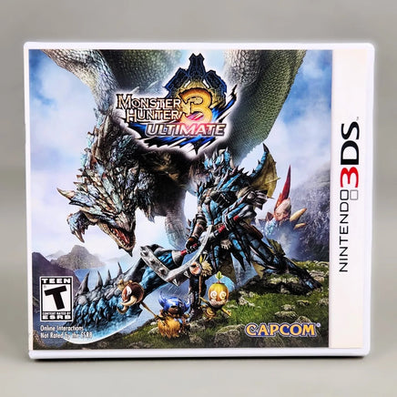 Monster Hunter 3 Ultimate for Nintendo 3DS - Game case front artwork, very good condition