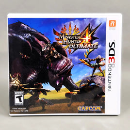 Monster Hunter 4 Ultimate for Nintendo 3DS - Original CIB case front, very good condition