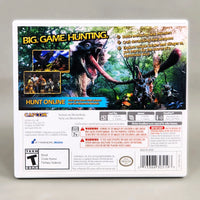 Monster Hunter 4 Ultimate for Nintendo 3DS - Original case back view, very good condition
