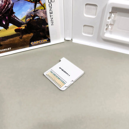 Monster Hunter 4 Ultimate for Nintendo 3DS - Back of authentic cartridge, very good condition