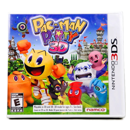 Pac Man Party 3D Nintendo 3DS Brand New - Original CIB Case Front