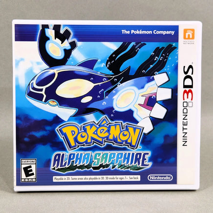Pokemon Alpha Sapphire for Nintendo 3DS - Authentic game case front view, good condition