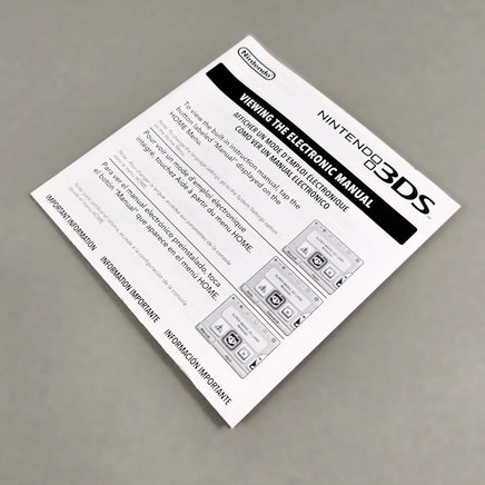 Pokemon Alpha Sapphire for Nintendo 3DS - Instruction manual front cover shown, good condition