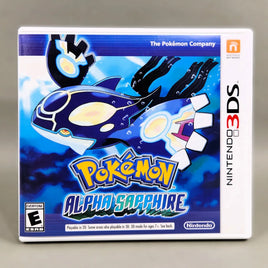 Pokemon Alpha Sapphire for Nintendo 3DS - Complete in case CIB front cover, very good condition